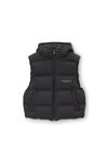 Alexander Wang black 短款格纹羽绒背心