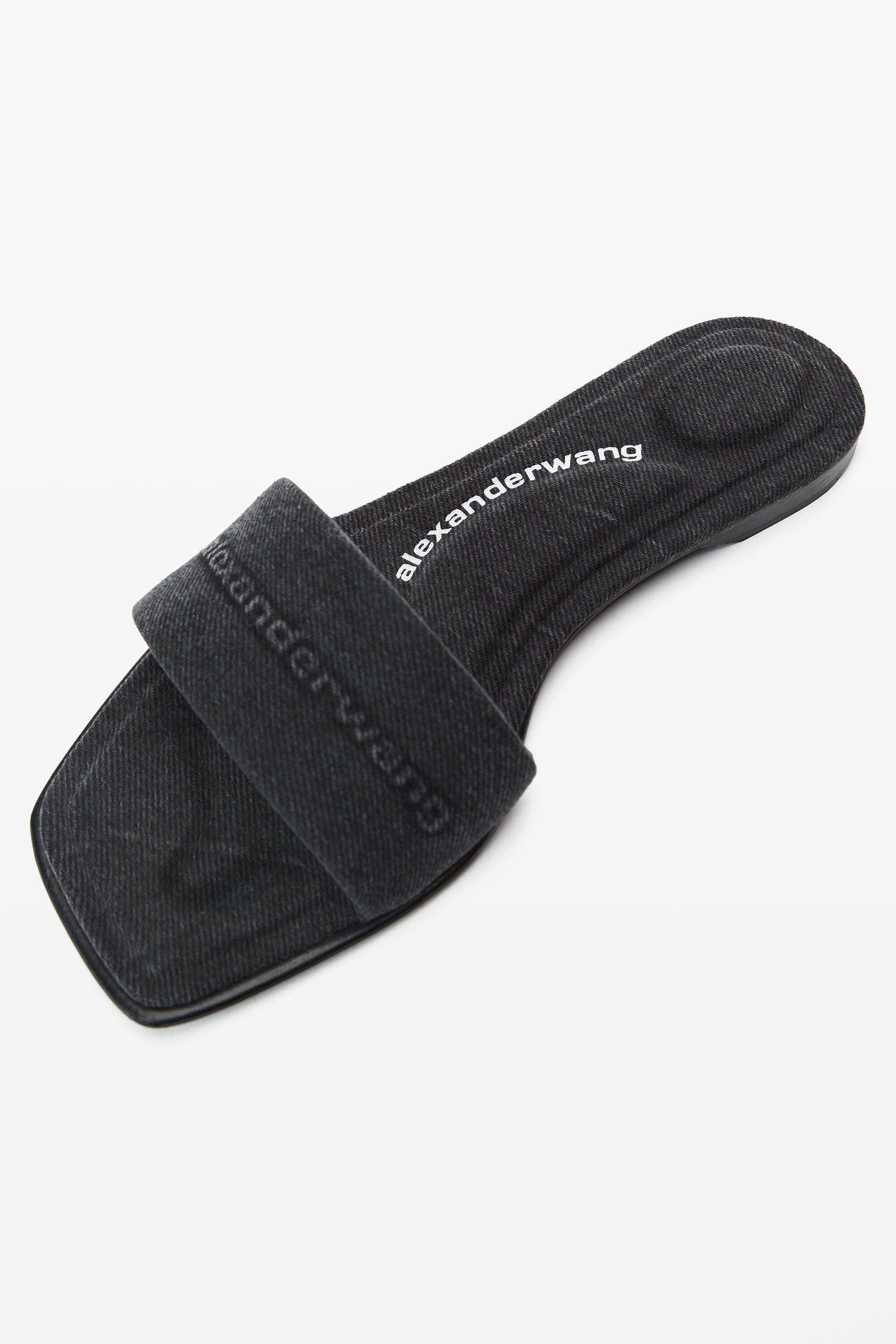 [Alexander Wang]Denim Sandal ダブルバンドスライドサンダル Alexander Wang]Denim Sandal ダブルバンドスライドサンダル