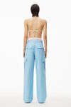 alexander wang 密织棉质工装裤 chambray blue