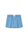 alexander wang 府绸泳衣面料紧身四角短裤 blue/white