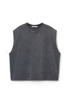 Alexander Wang vintage grey men's muscle tank in cotton jersey