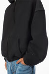 Alexander Wang black star zip up hoodie in dense fleece
