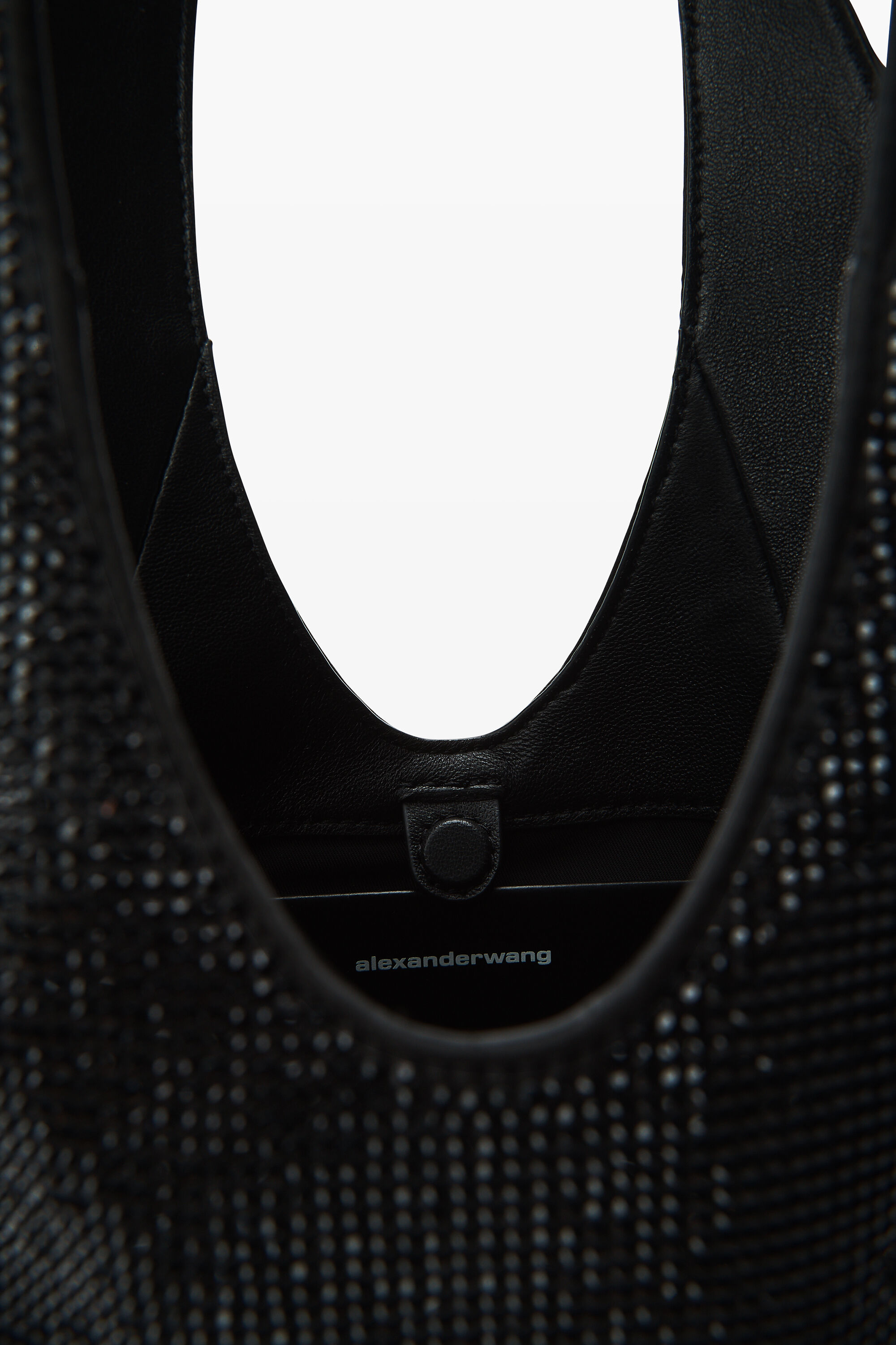 PIKE CRYSTAL MINI BAG in BLACK | alexanderwang®