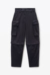 Alexander Wang black pantaloni cargo neri oversize