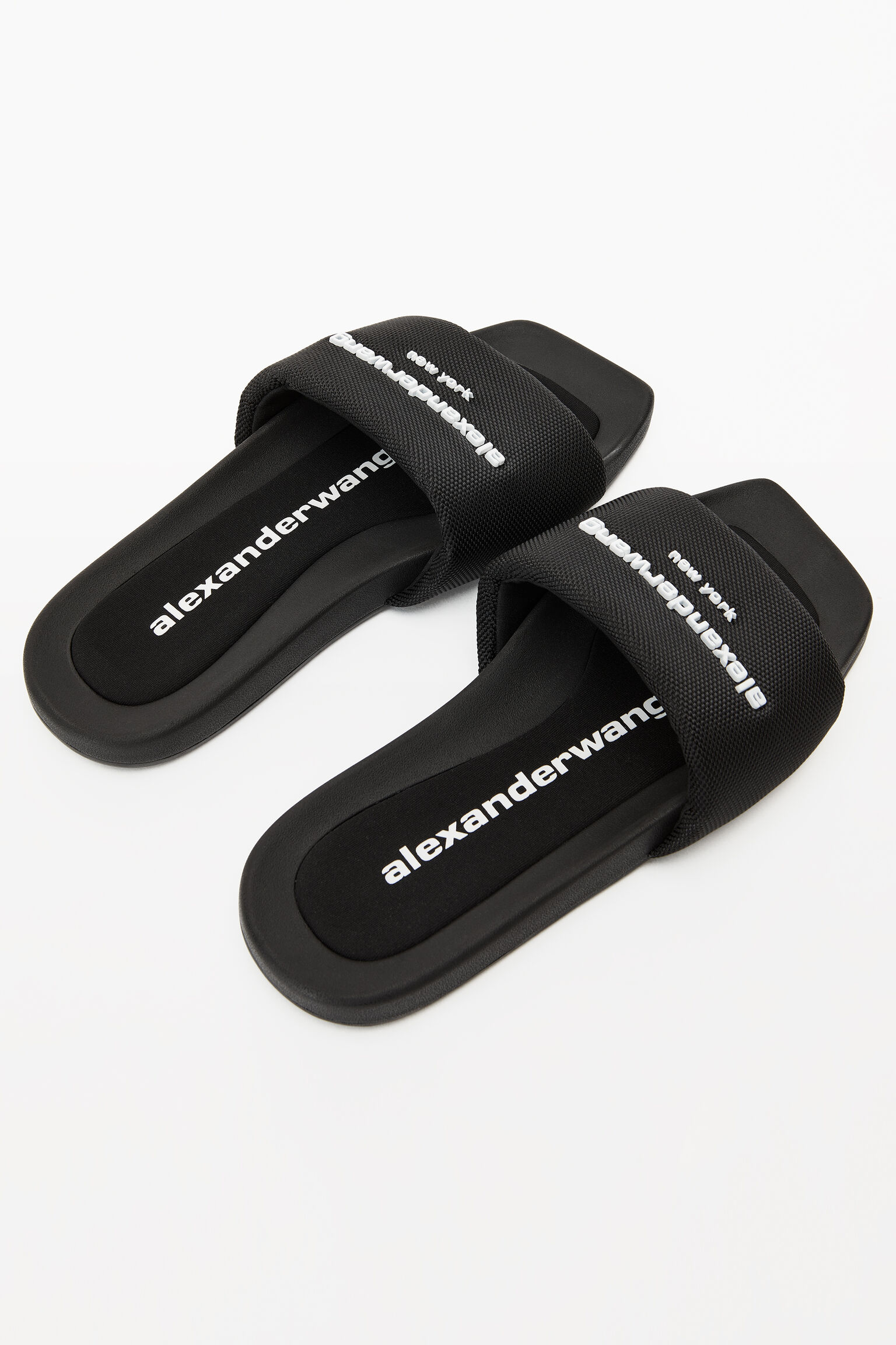 alexander wang velour slides