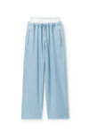 Alexander Wang light blue light blue pre-styled sweatpants