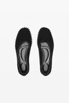 Alexander Wang black black suede lina flat