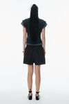 Alexander Wang black classic boxer short in cotton
