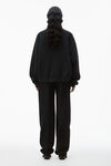 alexander wang 密绒圆领套头衫 black