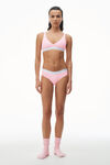 alexander wang 罗纹平纹布内裤 light pink