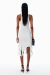 Alexander Wang white white cotton deconstructed minidress