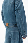 Alexander Wang vintage medium indigo rounded trucker jacket with bonded seams