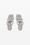 alexander wang julie 尼龙凉鞋 reflective grey