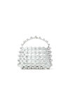 rex small nappa leather bag in white