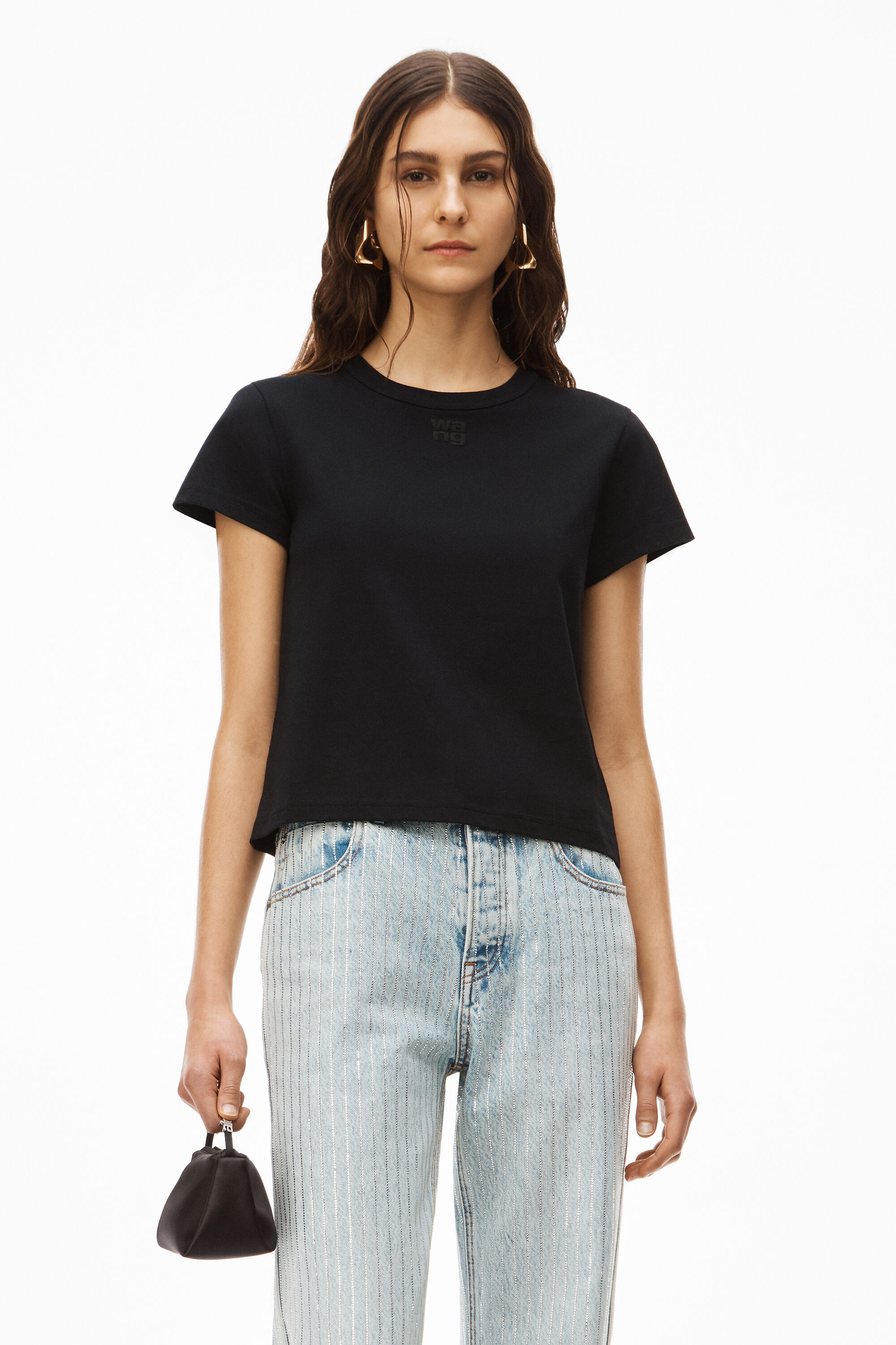alexanderwang アレキサンダーワング コットンジャージー パフロゴ 