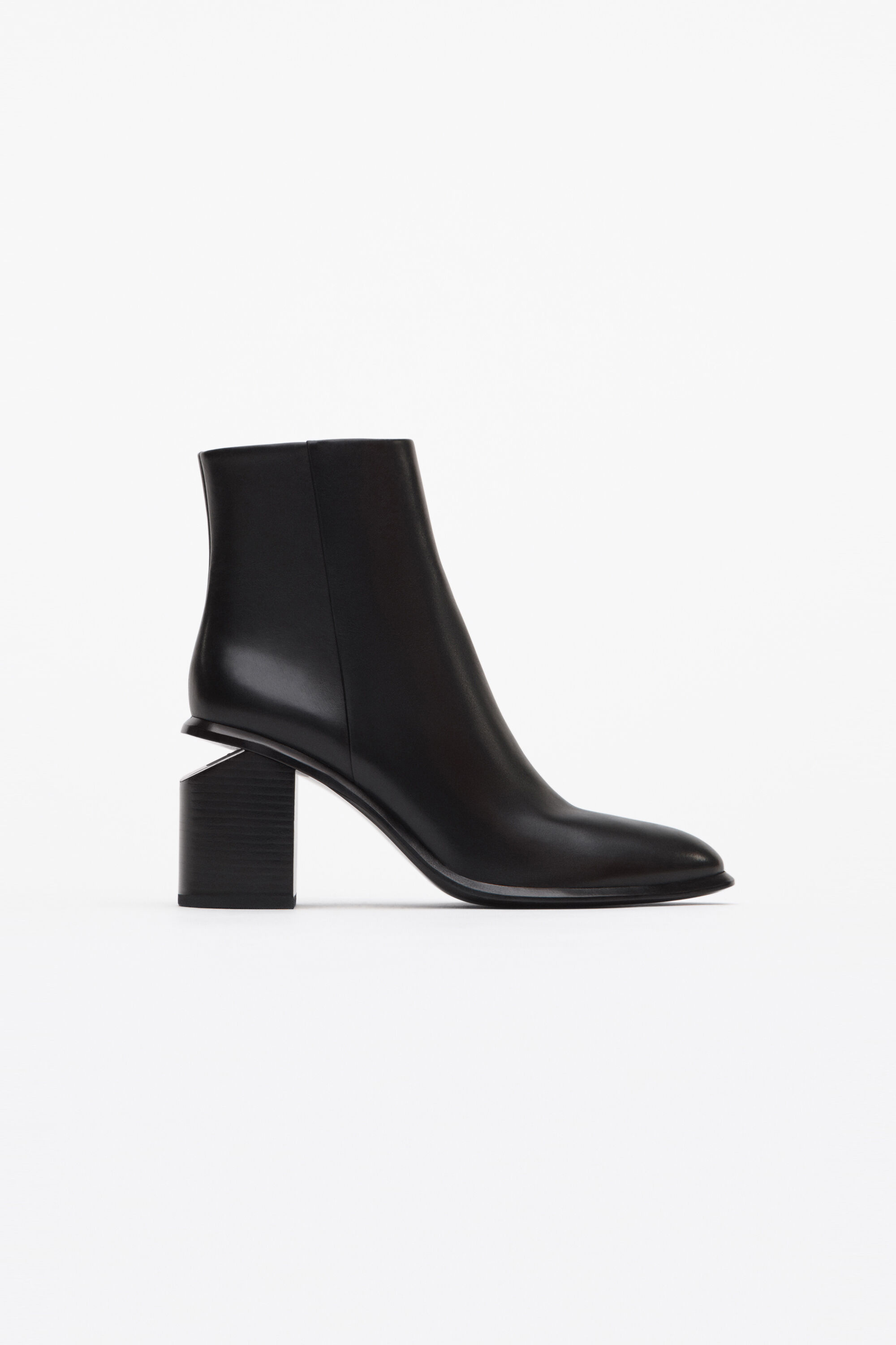 alexander wang booties rose gold