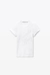 Crystal Hotfix Tee in Ribbed Jersey