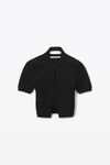 alexander wang short-sleeve twinset cardigan black