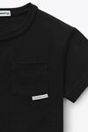 alexander wang essential 平纹针织布短袖 t 恤 black