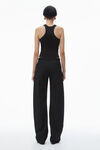 Alexander Wang black mid-rise tailored trouser