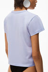 alexander wang puff logo shrunk tee in cotton jersey easter egg