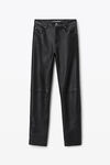 Alexander Wang black primal 羔羊皮修身长裤