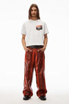 alexander wang nouveau riche tee in compact jersey gunsmoke