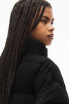 alexander wang 反光徽标夹棉外套 black
