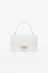 W LEGACY SMALL SATCHEL - WHITE LEATHER