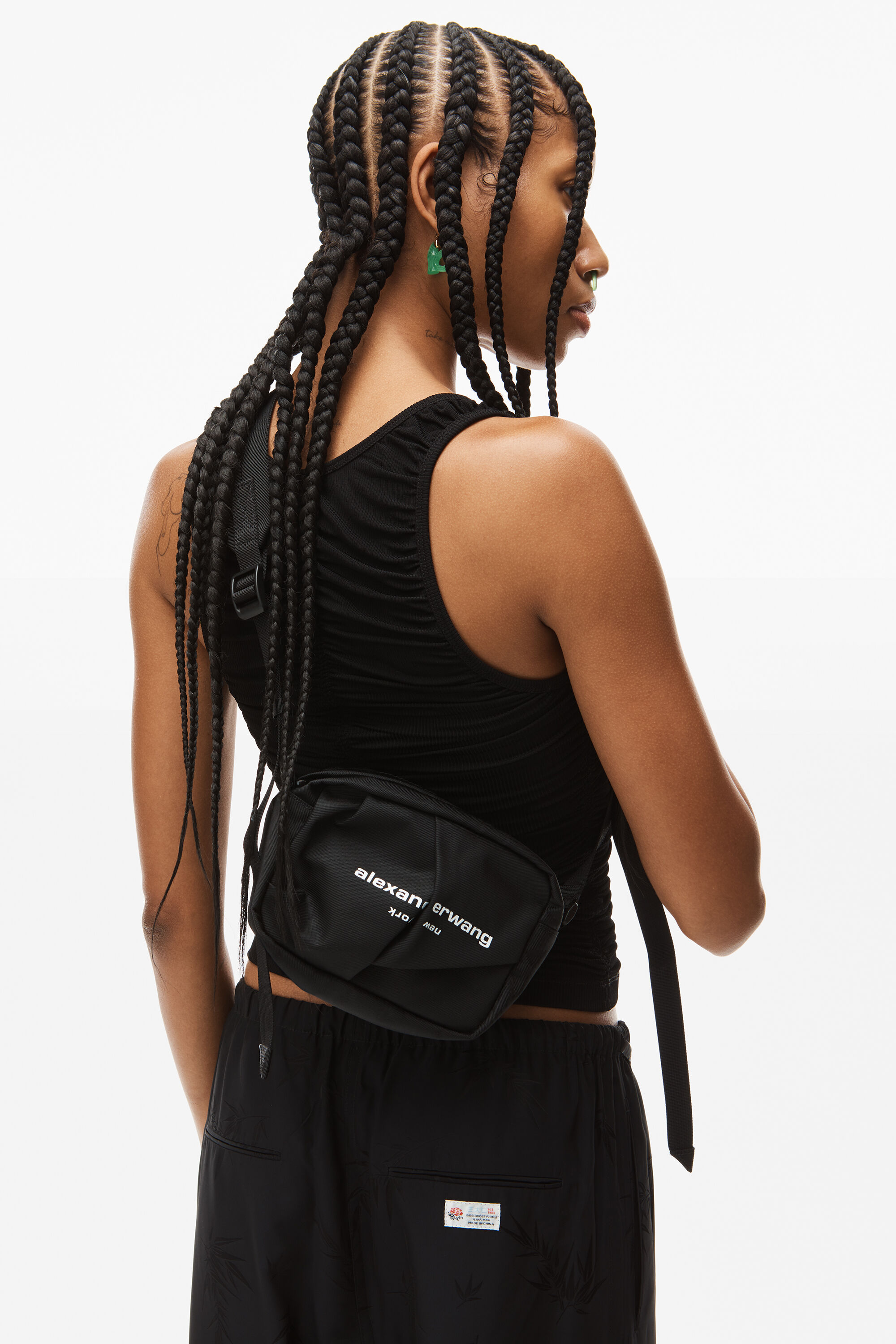 Womens Bags Crossbody bags and purses Alexander Wang Wangsport Deconstructed Camera Bag in Black Save 3% 