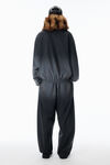 Alexander Wang silver/black veste de survêtement réfléchissante