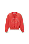 Alexander Wang sunfade bombshell shrunken cotton terry cardigan