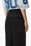 alexander wang 密织棉质工装裤 black