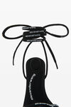 Alexander Wang black helix 65mm strappy mid heel sandal