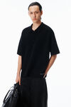 Alexander Wang black 羊毛polo衫
