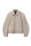 Alexander Wang khaki veste esprit workwear ornée de strass thermocollés