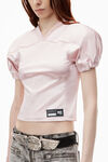 Alexander Wang ballerina pink gepolstertes fußball-trikot