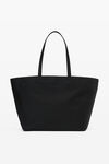 Alexander Wang black punch tote bag in nylon canvas
