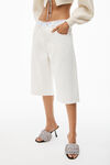 alexander wang ナチュラルデニム ロゴ ボードショーツ vintage white