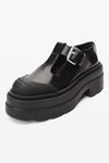 Alexander Wang black tova mary jane platform in leather