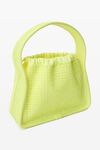 Alexander Wang fluo yellow ryan small bag in crystal hotfix