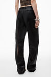 Alexander Wang black hochtaillierte ballonhose aus chintz-leinen