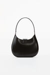 alexander wang w legacy large hobo in leather black