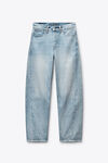 Alexander Wang vintage bleach blue float休闲牛仔裤