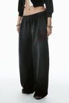 Alexander Wang sunfade black logo oversized sweatpants