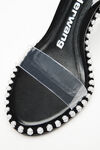 Alexander Wang black black nova pvc strap sandal