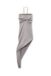 Alexander Wang cement grey jersey dress with key hardware