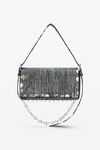 Alexander Wang washed black multi black medium ricco rogue bag