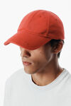 Alexander Wang washed red unisex logo cotton baseball cap