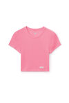 Alexander Wang lotus pink 粉色棉质短款婴儿 t 恤
